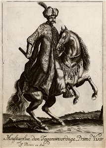 Mustapha den Tagenwoordige Primo Visir - Peeters Jacob - 1686