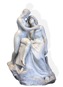 Musée des Beaux-Arts de Gaillac - La muse et le poète - Marbre - Jules Pendariès
