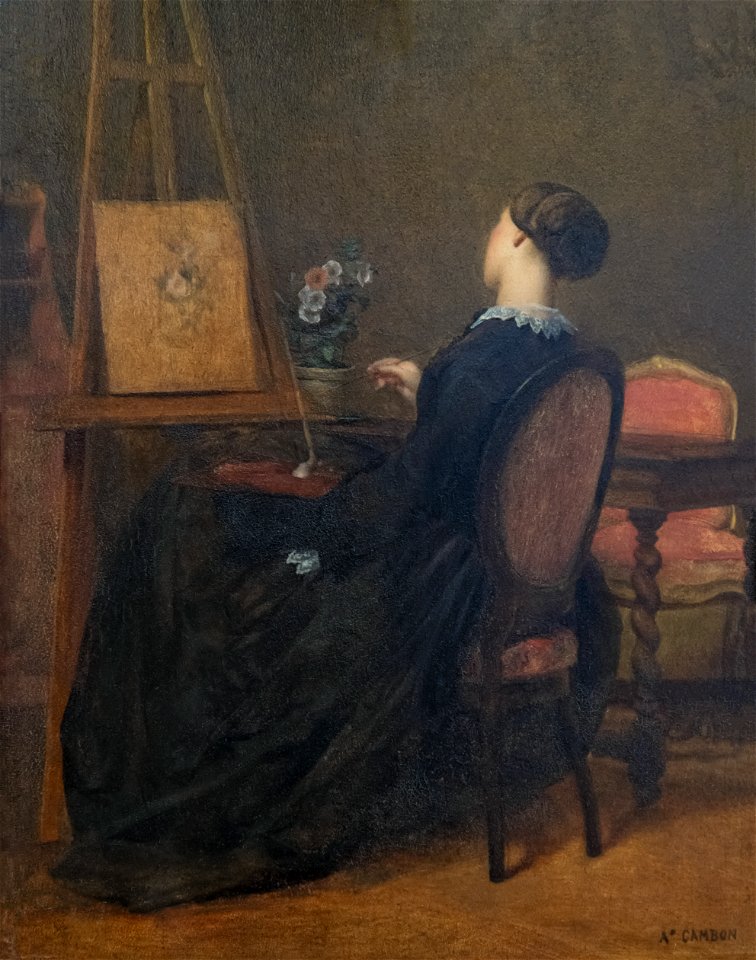 Musée Ingres-Bourdelle - Etude de fleurs 1859 - Armand Cambon - Joconde00000055213