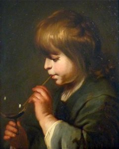Musée Calvet Backer Jacob Adriaensz Enfant à la bulle de savon1