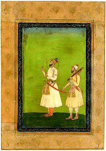Muḥammad ʿAzam Sháh and attendant