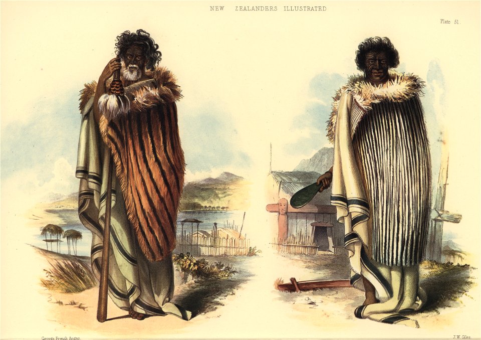 MURIWHENUA. KAHAWAI, The New Zealanders Illustrated, 1847
