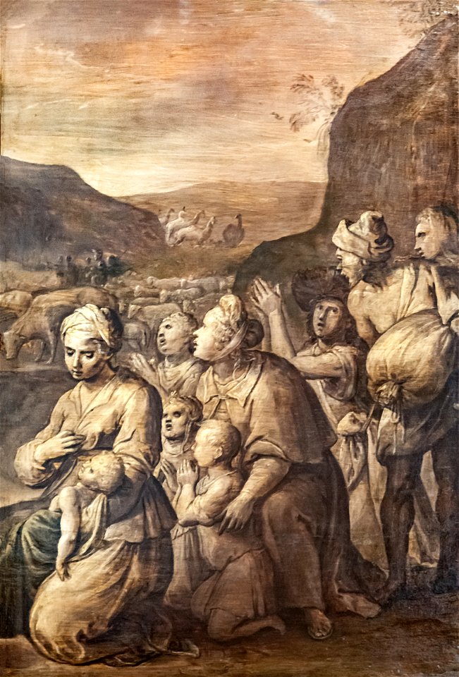 Musée Ingres-Bourdelle - L'Exode des hébreux - Otto van Veen - Joconde06070000318