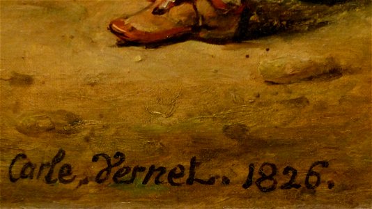 Musée Calvet Vernet Carle Rome,course sur le Corso 1826c