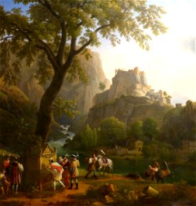 Musée Calvet Bidault Jean-Joseph-Xavier François Ier à La Fontaine de Vaucluse 1820