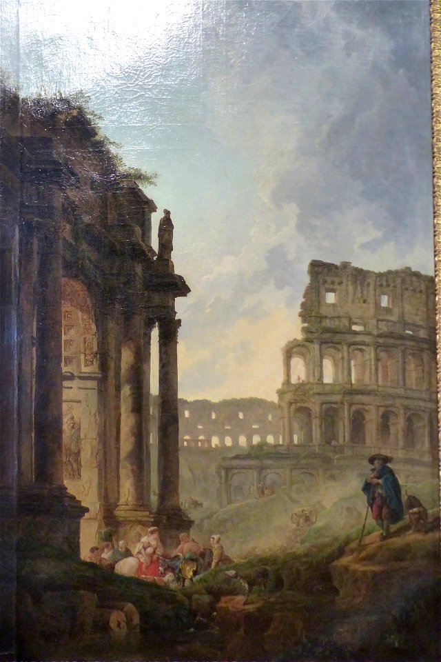 Musée Calvet ROBERT Hubert Rome,Colisée & arc de Constantin 1770