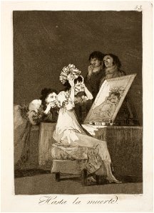 Museo del Prado - Goya - Caprichos - No. 55 - Hasta la muerte