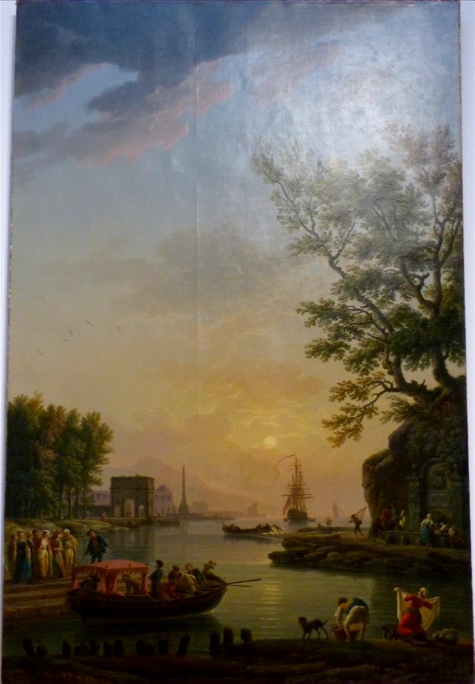 Musée Calvet Vernet Joseph Entrée de port maritime 1777