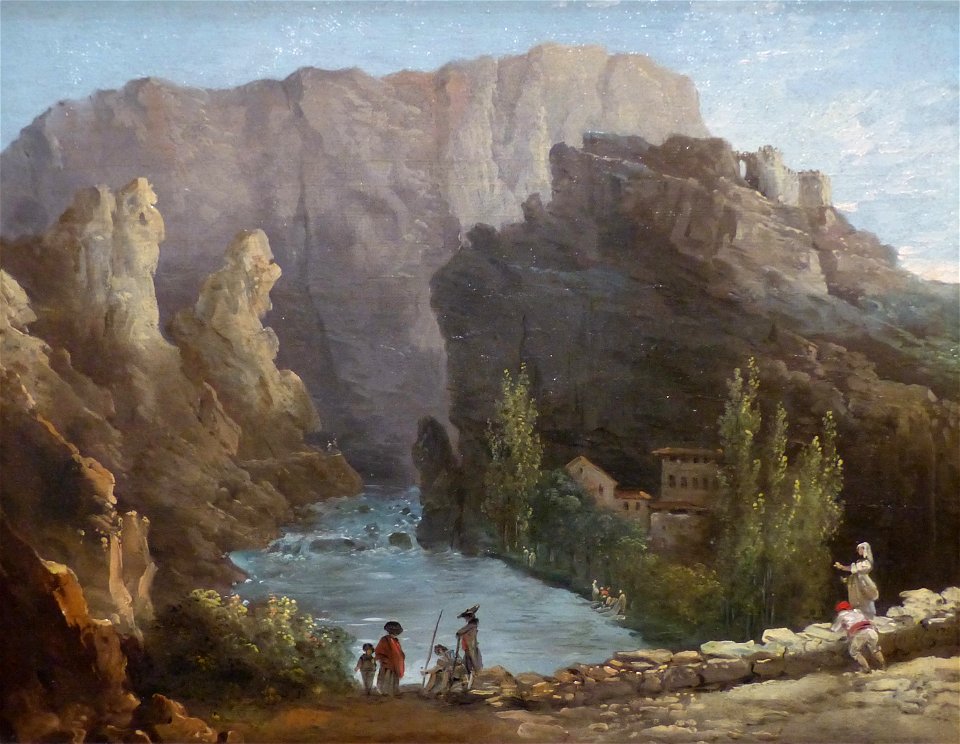 Musée Calvet ROBERT Hubert Fontaine de Vaucluse 1783