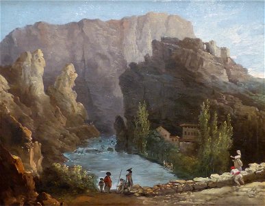 Musée Calvet ROBERT Hubert Fontaine de Vaucluse 1783