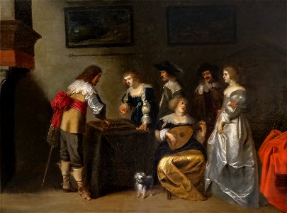 Musée Ingres-Bourdelle - Joueurs de tric-trac - Christoffel Jacobsz van der Laemen - Joconde06070000144