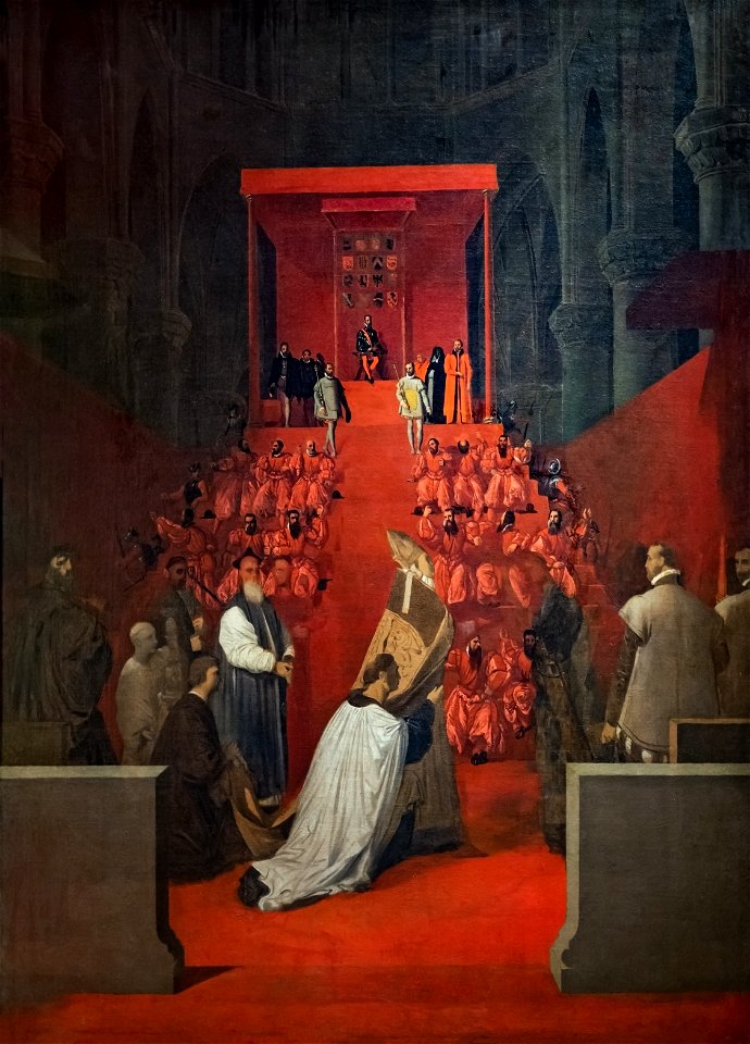Musée Ingres-Bourdelle - Le Duc d'Albe à Sainte-Gudule à Bruxelles - Jean-Auguste-Dominique Ingres - JocondeMNR00872