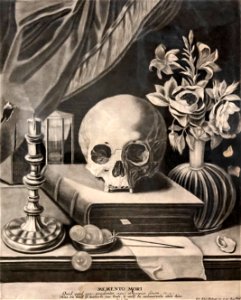 Musée des arts décoratifs - Memento mori - Johann Elias Ridinger - Collection de la Baronne Henri de Rothschild Inv.25796