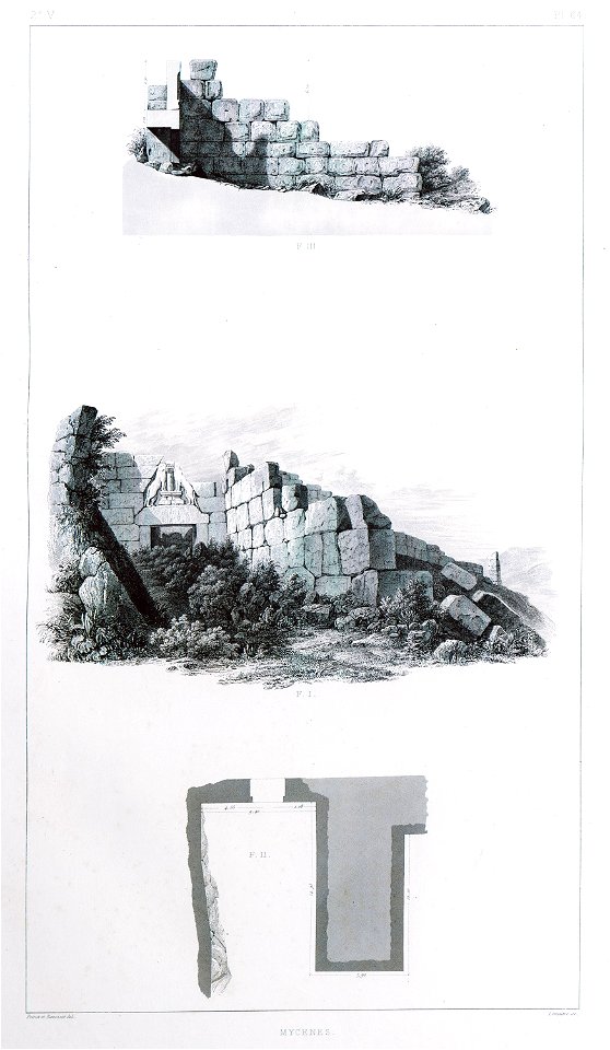 Mycènes (4) - Blouet Guillaume-abel - 1831