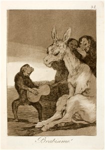 Museo del Prado - Goya - Caprichos - No. 38 - Brabisimo!