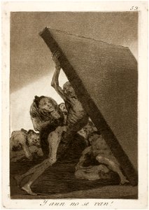Museo del Prado - Goya - Caprichos - No. 59 - Y aun no se van!