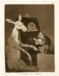 Museo del Prado - Goya - Caprichos - No. 41 - Ni mas ni menos
