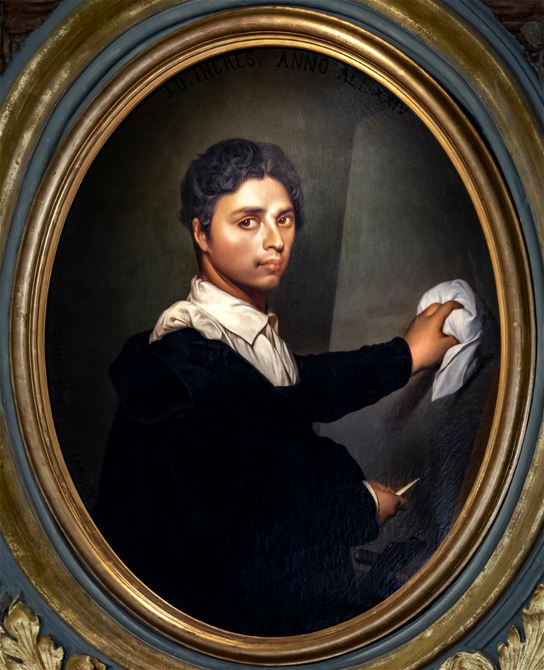 Musée Ingres-Bourdelle - Portrait d'Ingres à l'âge de vingt-quatre ans, 1874-1877 - Armand Cambon - Joconde00000055181