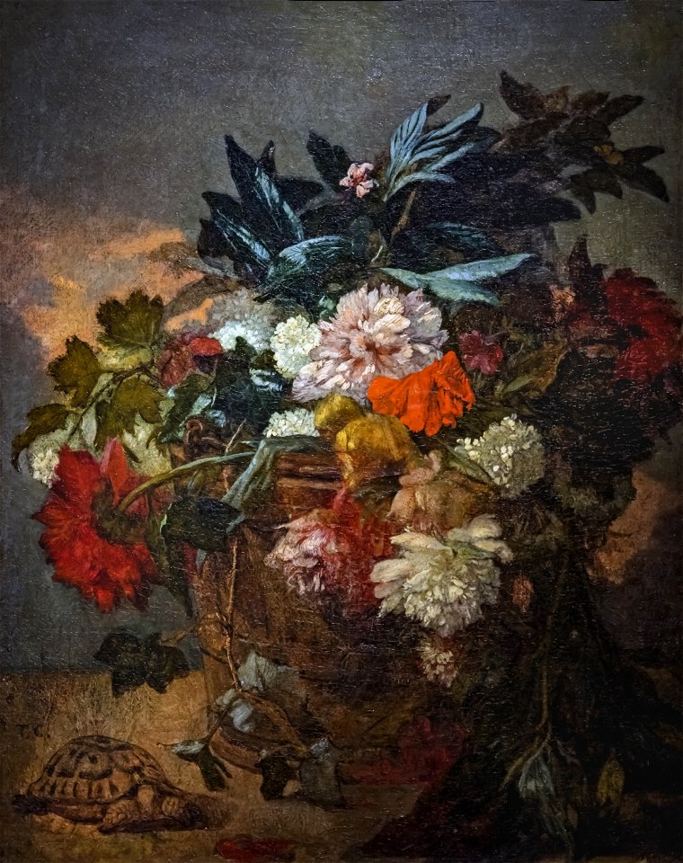 Musée Ingres-Bourdelle - Vase de pivoines - Thomas Couture MID 53-2-1 - JocondeMNR00175