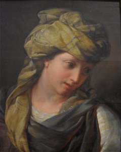 Musée des Beaux-Arts de Narbonne - Jeune femme coiffée d'un turban 02. Free illustration for personal and commercial use.