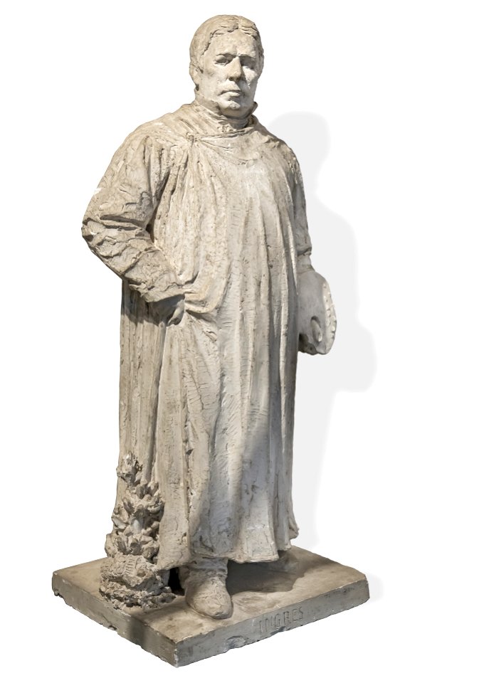 Musée Ingres-Bourdelle - Ingres debout, 1868 - Antoine Etex - Joconde06070003919