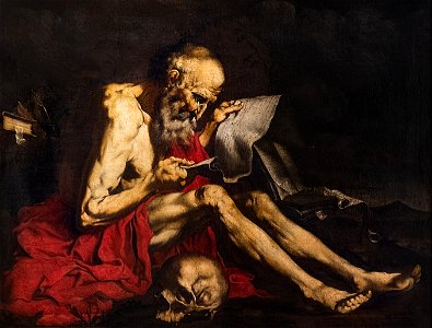 Musée Ingres-Bourdelle - Saint Jérôme lisant - José de Ribera - Joconde06070000233