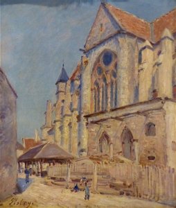Musée Calvet Sisley Alfred église de Moret 1894