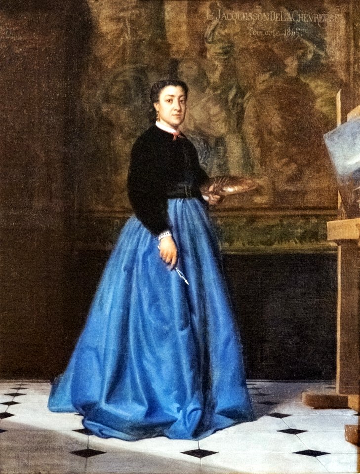 Musée du Vieux-Toulouse - Portrait de ma soeur Amynthe (1865) - Louis Jacquesson de la Chevreuse