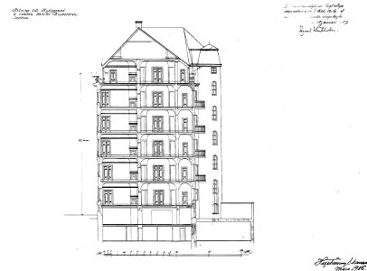 Musketören 10, sektion 1916