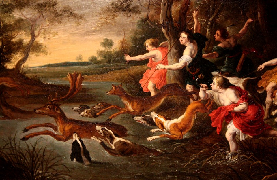 Musée Hyacinthe Rigaud - Chasse au cerf 02