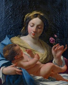 Musée Fabre Roques Vierge-enfant-rose