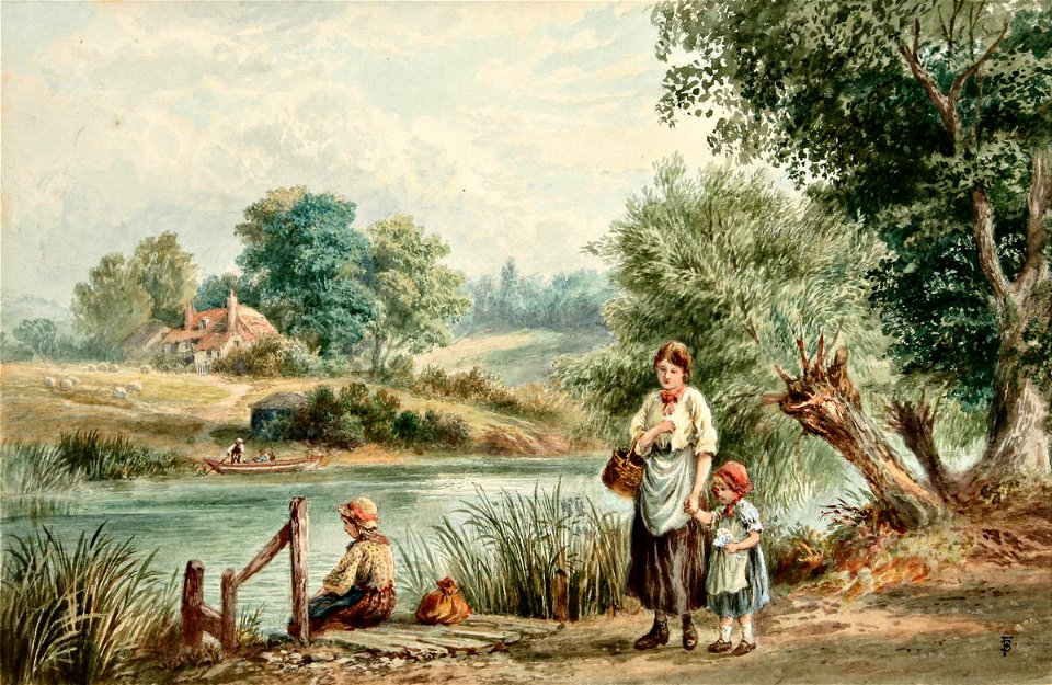 Myles Birket Foster - Summer Time - Sarjeant Gallery