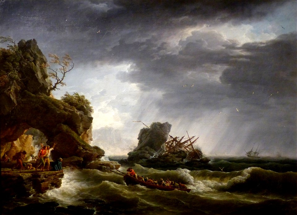 Musée Calvet Vernet Joseph Tempête 1753