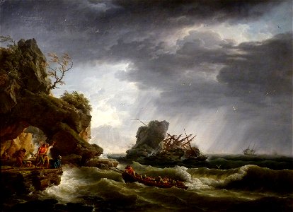 Musée Calvet Vernet Joseph Tempête 1753