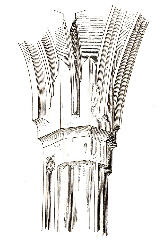 MZK 008 06 Baudenkmale der Stadt Friesach Fig. 18 Stiftskirche St. Bartholomäus - Schiffpfeiler oberer Teil