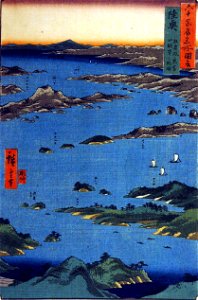 Mutsu Province, View of Matsushima, Sight Map from Mount Tomi (5765340739)