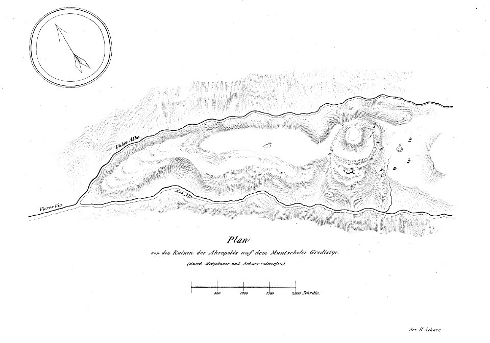 MZK 001 Nr 05 Archäologische Funde in Siebenbürgen - Akropolis auf dem Muntscheler Gredistyle