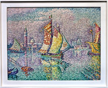 Musée des Beaux Arts Besançon, Paul Signac - Venise, la voile jaune