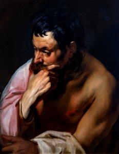 Musée Ingres-Bourdelle - Le penseur ou Faune en méditation - Jacob Jordaens - Joconde06070000139
