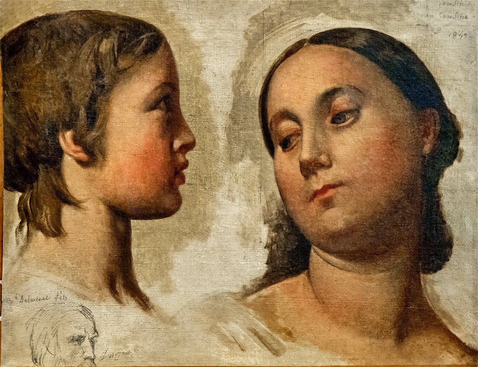 Musée Ingres-Bourdelle - Madame de Lauréal et son fils, vers 1815 - Ingres - Joconde06070001443
