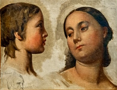 Musée Ingres-Bourdelle - Madame de Lauréal et son fils, vers 1815 - Ingres - Joconde06070001443