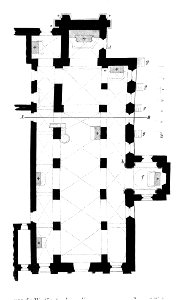 MZK 002 Nr 02 Die Stiftskirche zu Griffen und Oberndorf in Kärnthen - Fig. 01 Stiftskirche Grundriss