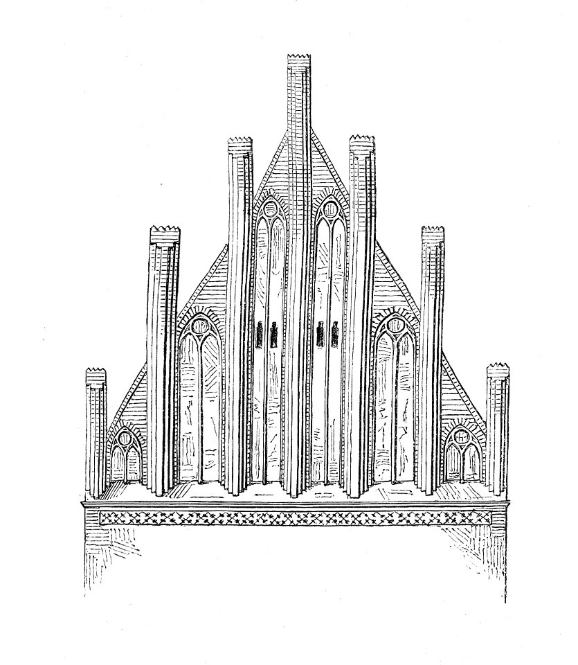 MZK 003 Nr 01 Fig 22 - Backsteingothik Giebelkonstruktion