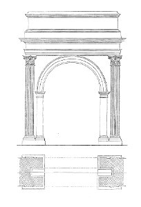 MZK 001 Nr 09 Der Richardsbogen in Triest - Fig 01 Auf- und Grundriss