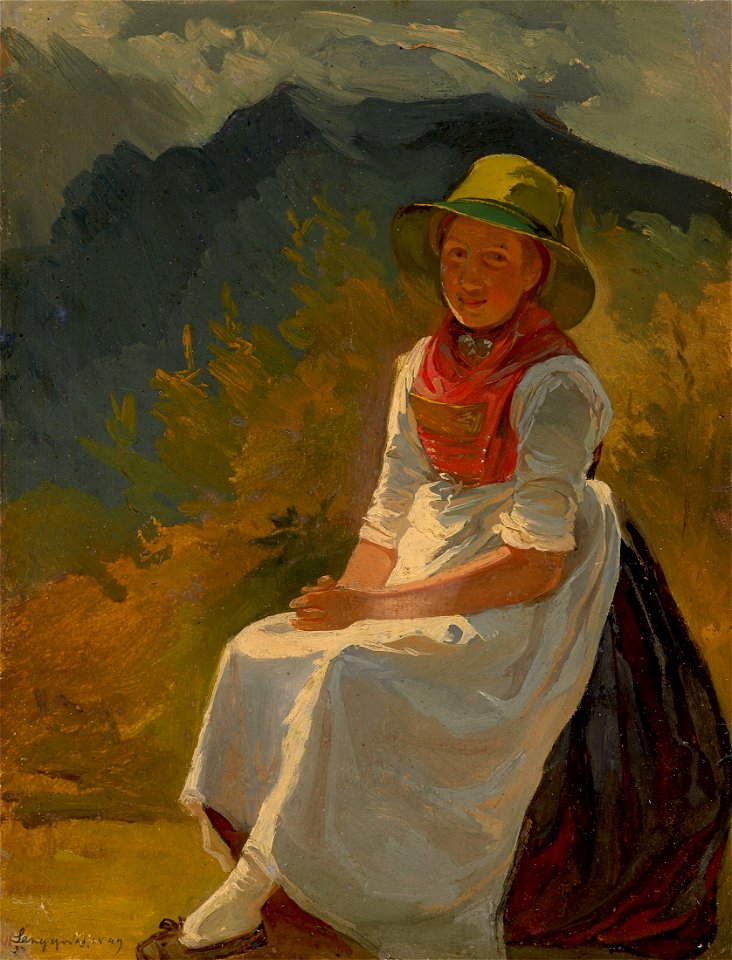 Mädchen aus Lenggries 1849