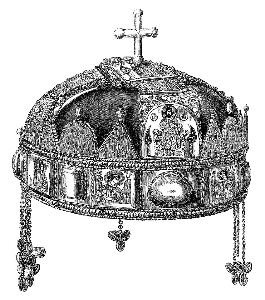 MZK 002 Nr 06 Die ungarischen Reichsinsignien - Fig. 01 Krone des hl. Stephan