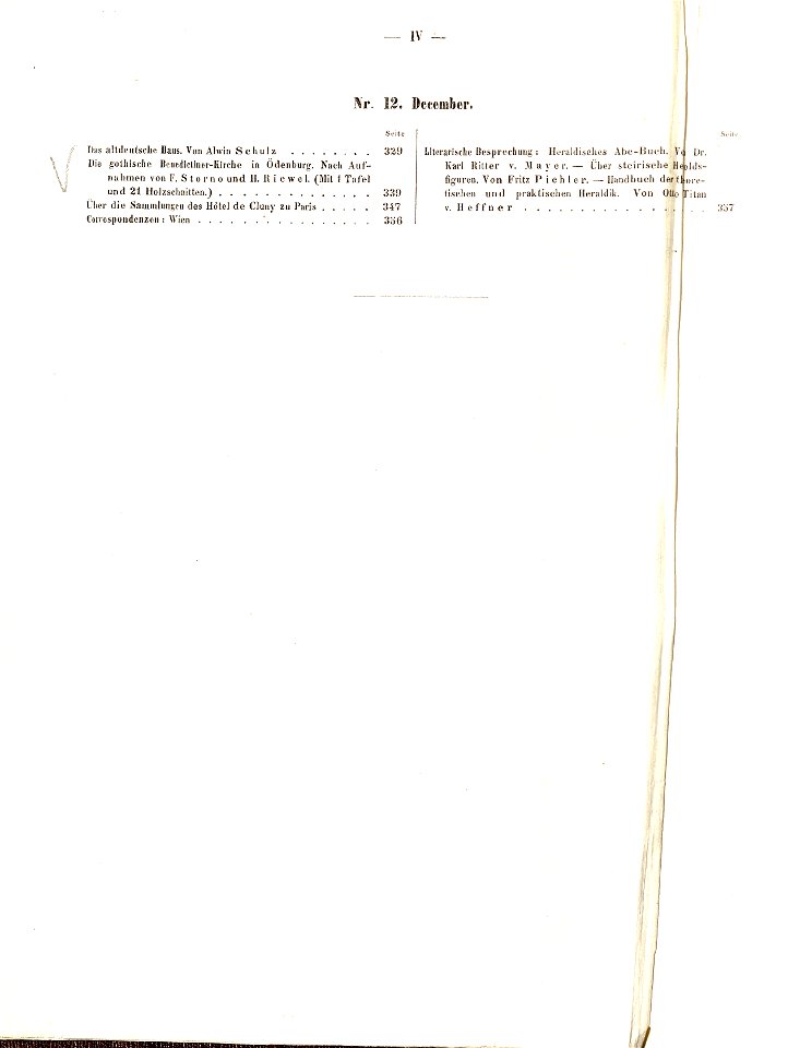 MZK 008 1863-Inhaltsverzeichnis 4 von 4
