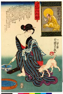 Myodensu Juroku Rikan 妙でん老十六利勘 (Sixteen Wonderful Considerations of Profit) (BM 2008,3037.14606)