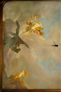 Målning. Julius Kronberg. Perseus befriar Andromeda. 1918. Detalj - Hallwylska museet - 21483