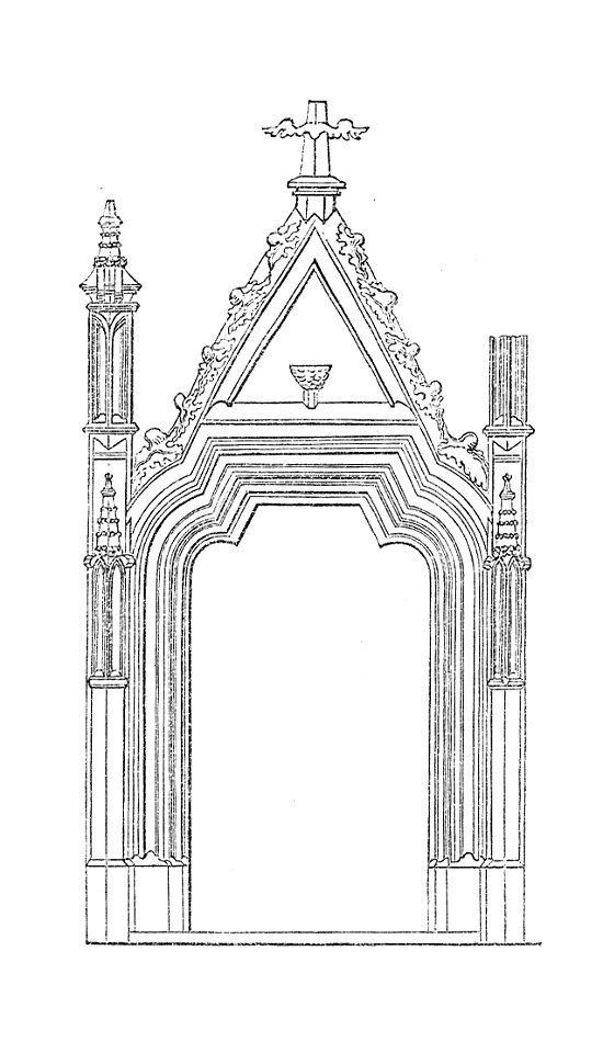MZK 001 Nr 09 Die Schässburger Bergkirche in Siebenbürgen - Fig. 02 Hauptportal nach Westen